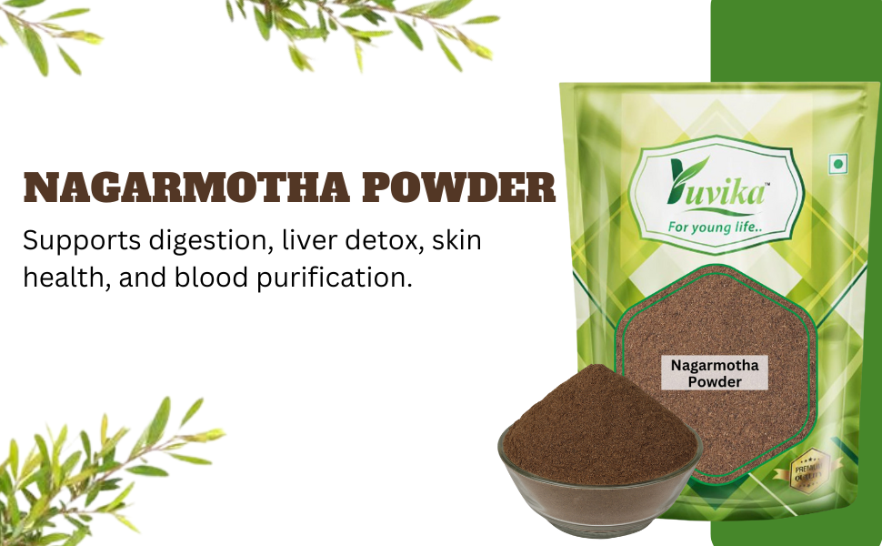 Yuvika Nagarmotha Powder - Cyperus Rotundus Rhizome - Nut Sedge Root 100 Grams