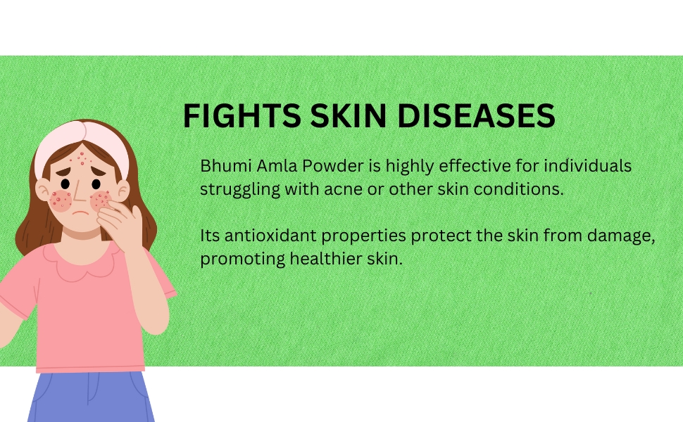 Yuvika Bhumi Amla Powder - Bhoomi Powder- Phyllanthus Niruri - Fillanto Niruhi 400 Grams
