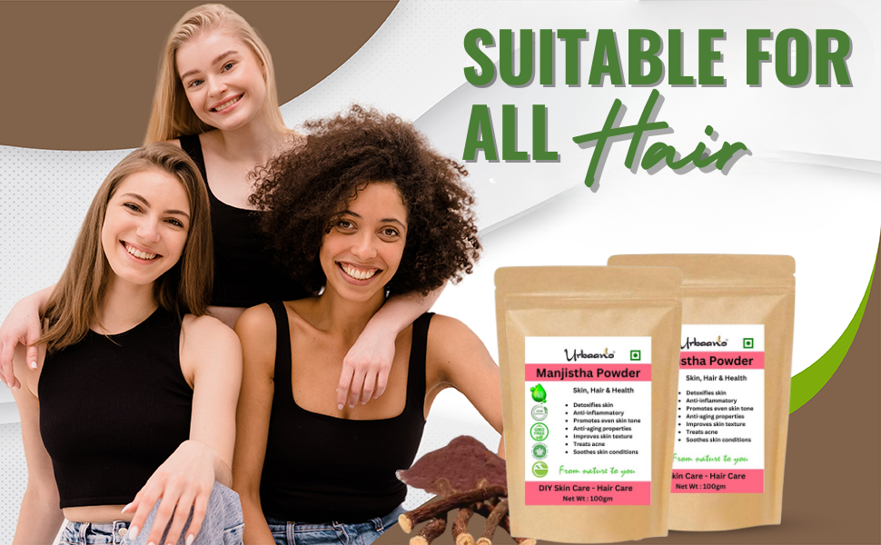 Organic Manjishtha Powder, Majith Powder, Indian Madder (100 Grams) - for Skin Lightening, Face pack, Hair and skin - Rubia cordifolia, Manjishta, Manjista