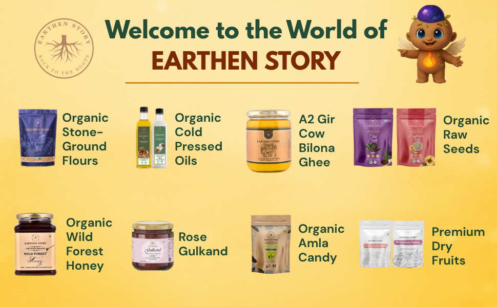 Earthen Story Certified Organic Ashwagandha Tablets (120 Tablets) | Lab Tested for 190+ Pesticides | Ayurvedic Root Adaptogen for Stress, Sleep & Strength | Vegan, Non-GMO