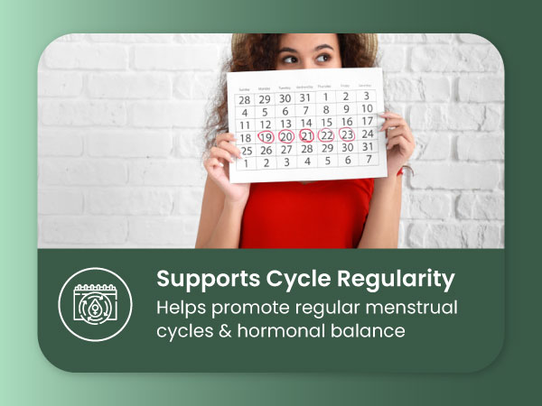ZEROHARM Narie Healthy Cycles | With Shatavari, Lodhra & Chaste Berry Extract | For Regualr Cycles, Harmonal Balance, Mood & PMS Support for Women | 60 Nano Formulated Ayurvedic Tablets