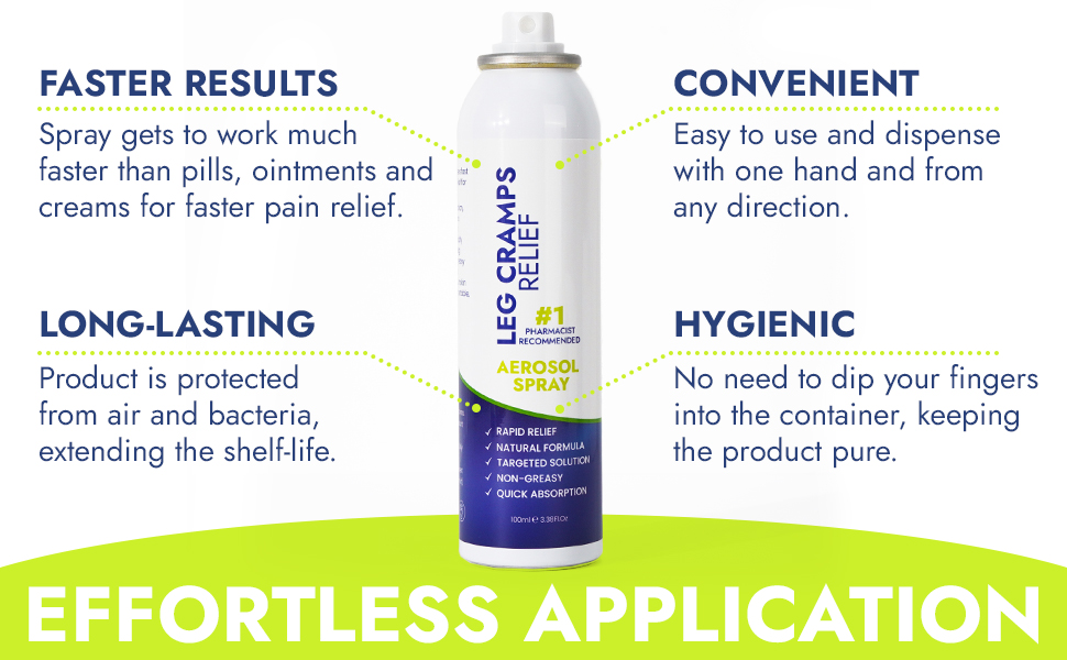 Leg Cramps Instant Relief Muscle Cramps Relief for Spasms and Calf Cramps