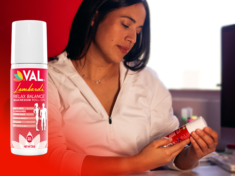 VAL Magnesium Roll-On for Joint & Muscle Relief | Fast-Acting Zechstein Magnesium with Arnica, Menthol & Herbal Extracts | Natural Pain Relief | 3oz | No Mess, Non-Greasy