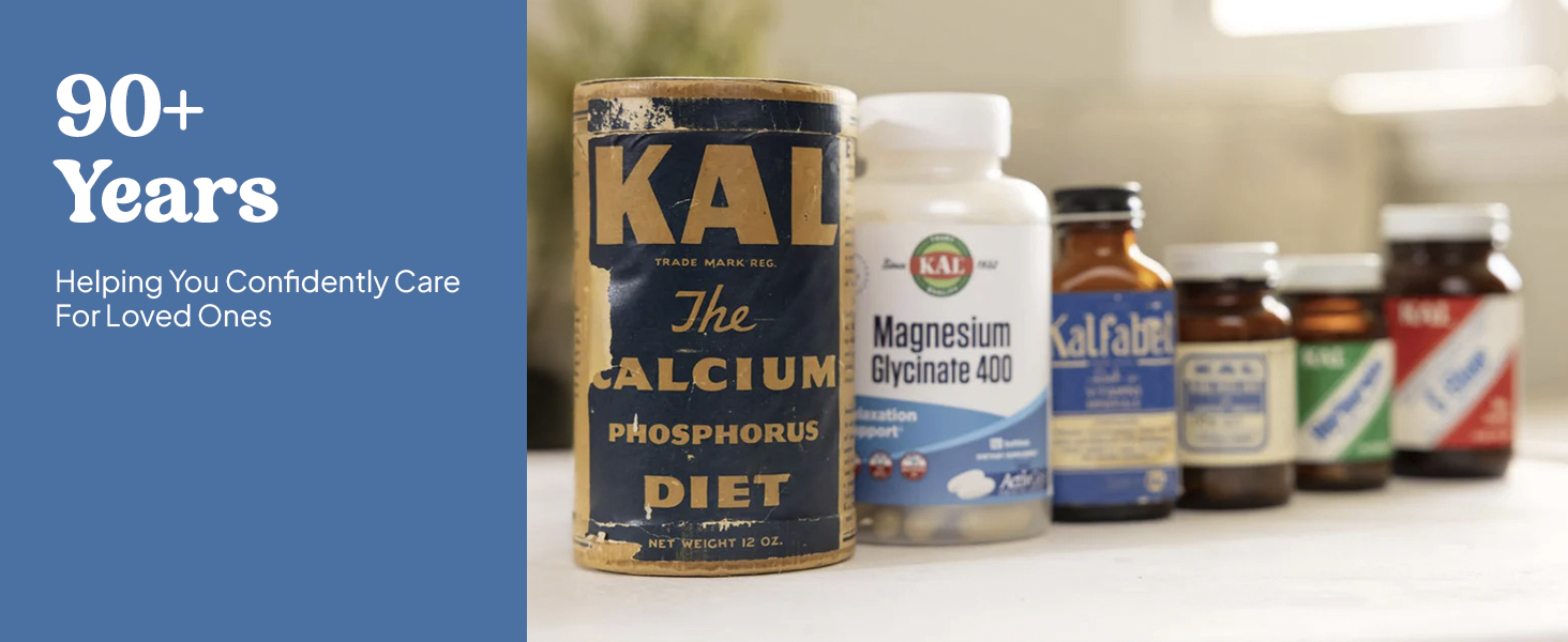 KAL Magnesium Glycinate Capsules, Fully Chelated Magnesium Bisglycinate, High Absorption Magnesium Supplement, Healthy Bones, Muscle, Relaxation and Stress Support, Non-GMO 160 count