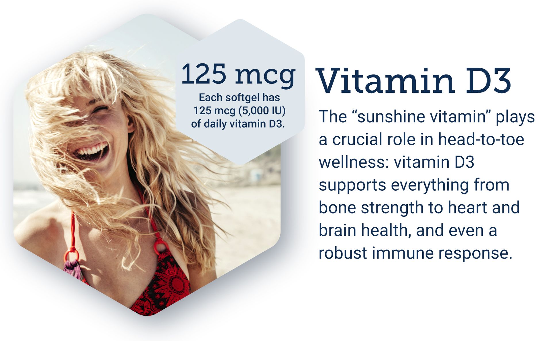 Life Extension Vitamin D3 125 mcg (5000 IU), Bone Health, 60 Softgels