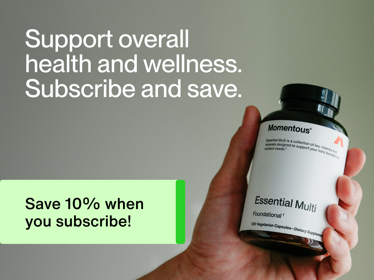 Momentous Essential Multivitamin for Women & Men, Complete Mineral Complex