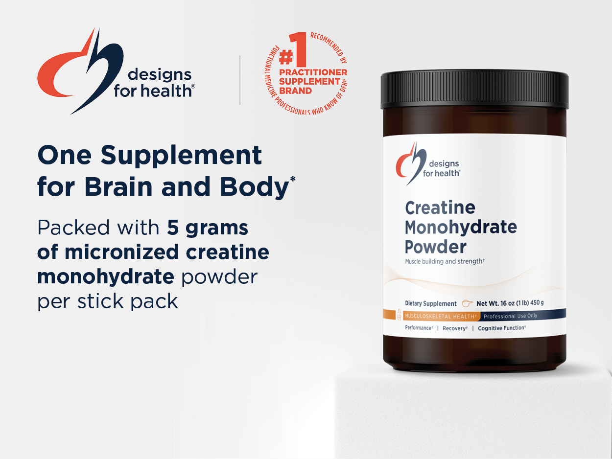 Designs for Health Micronized Creatine Monohydrate Unflavored Powder, 90 Servings, 5g per Serving – for Women & Men to Support Muscle Strength and Brain Health