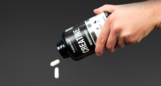 Jacked Factory Creatine Monohydrate Capsules - Creatine Pills for Muscle Growth, Increased Strength, Enhanced Energy Output and Improved Athletic Performance - 150 Capsules