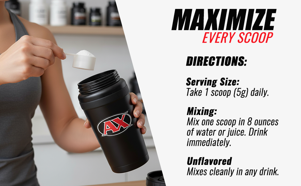 German Creatine Micronized Creatine Monohydrate Powder for Strength, 270g