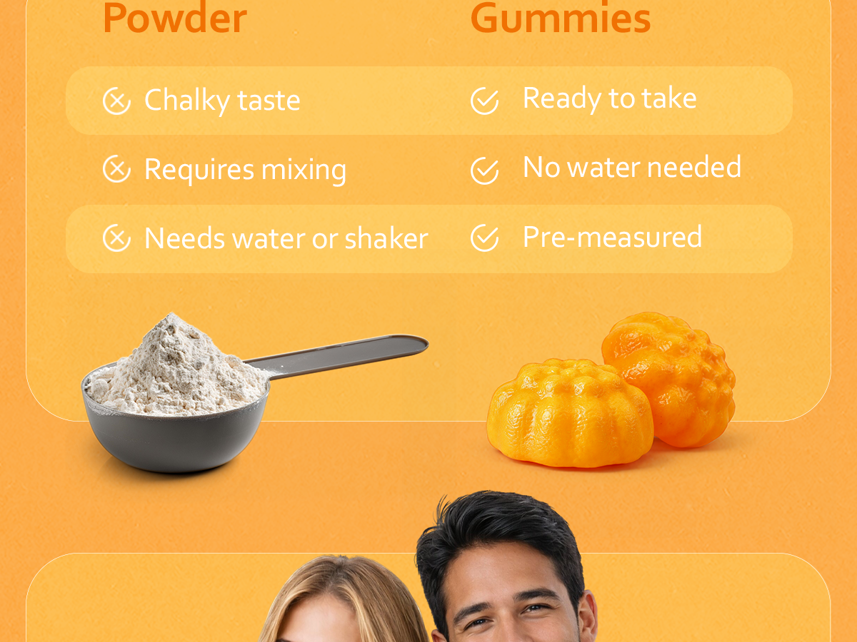 NaturaLife Labs Creatine Monohydrate Gummies - 5g per Serving - Tangerine Flavor - 120 Gummies - Gluten-Free, Non-GMO, Vegan, Sugar Free