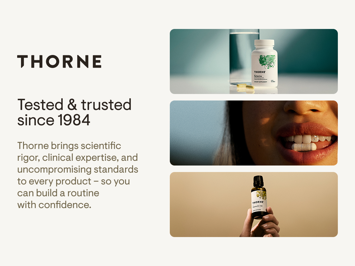 THORNE CoQ10, 100 mg Optimally Absorbed Ubiquinone Supplement, 60 Softgels