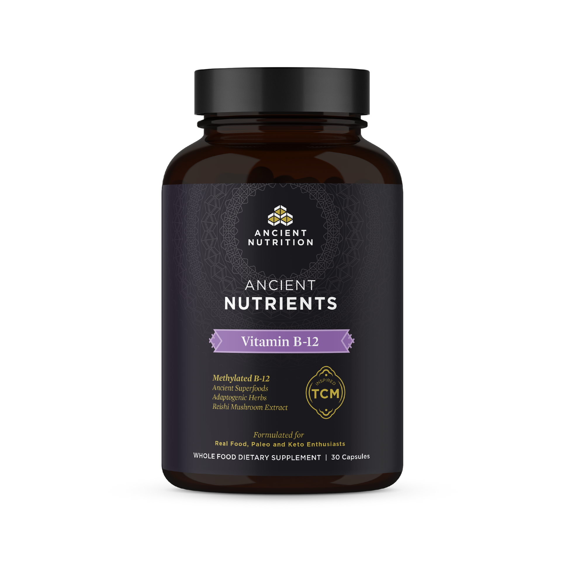 Ancient Nutrition Methylated Vitamin B12 Supplement, Supports Energy