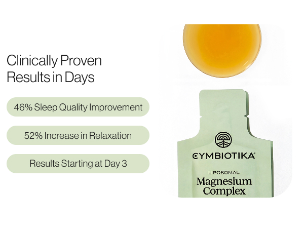 CYMBIOTIKA Liposomal Magnesium Complex for Sleep, Calm, Relax & Recovery