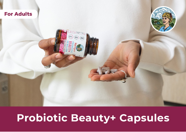 MARYRUTH'S Probiotic Beauty Capsules, Gut Health, Vegan Collagen Support