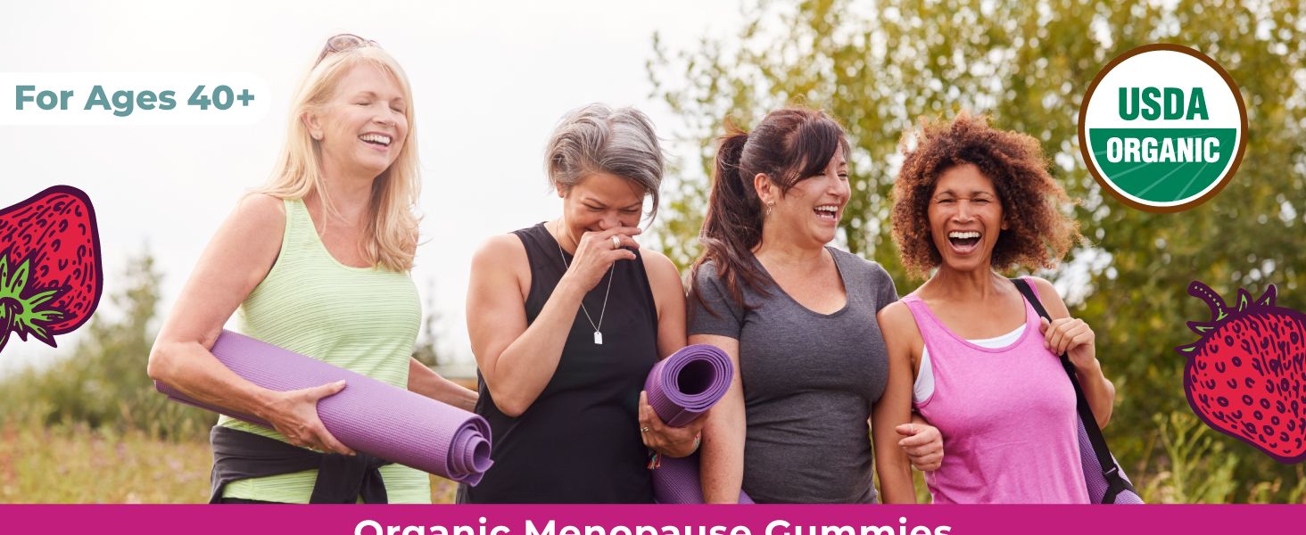 MaryRuth's Organic Menopause Support Gummies, Black Cohosh, 30 Servings