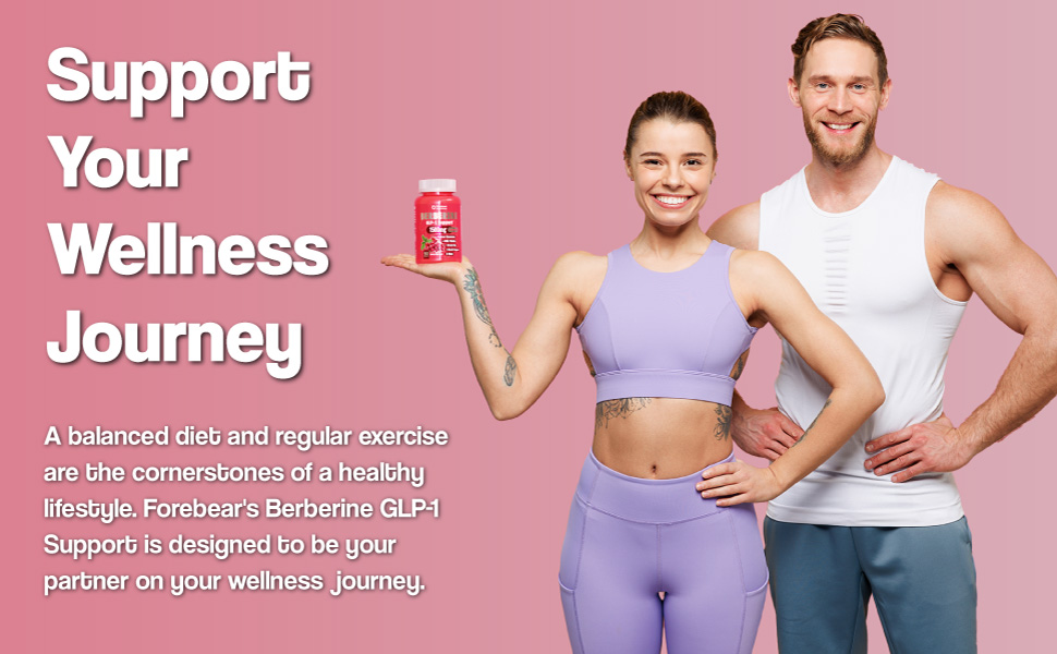 Berberine 1500mg GLP-1 Weight Loss Supplement Pills for Women & Men