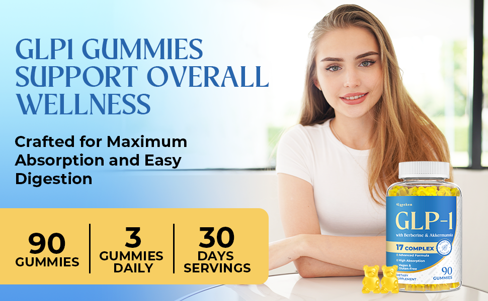 GLP-1, GLP-1 Supplement for Women & Men with Berberine, Akkermansia