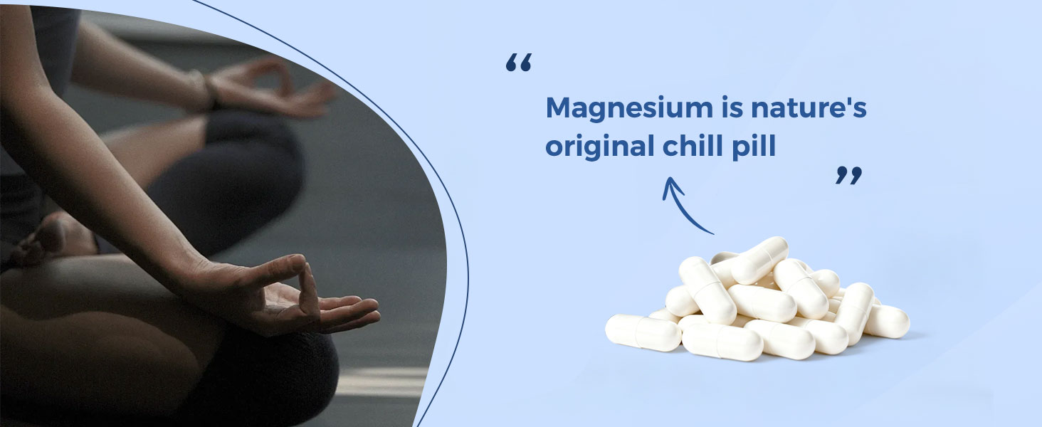 ZEBORA Magnesium Citrate 500mg Complex - 120 Vegan Capsules