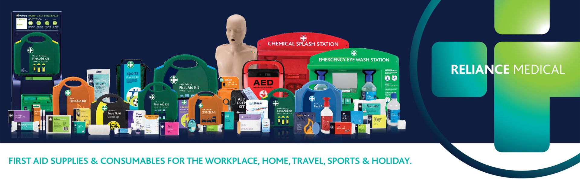 Reliance Medical Green Scandi Copenhagen First Aid Bag