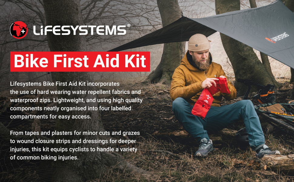 Lifesystems Bike Solo First Aid Kit, CE Certified Contents