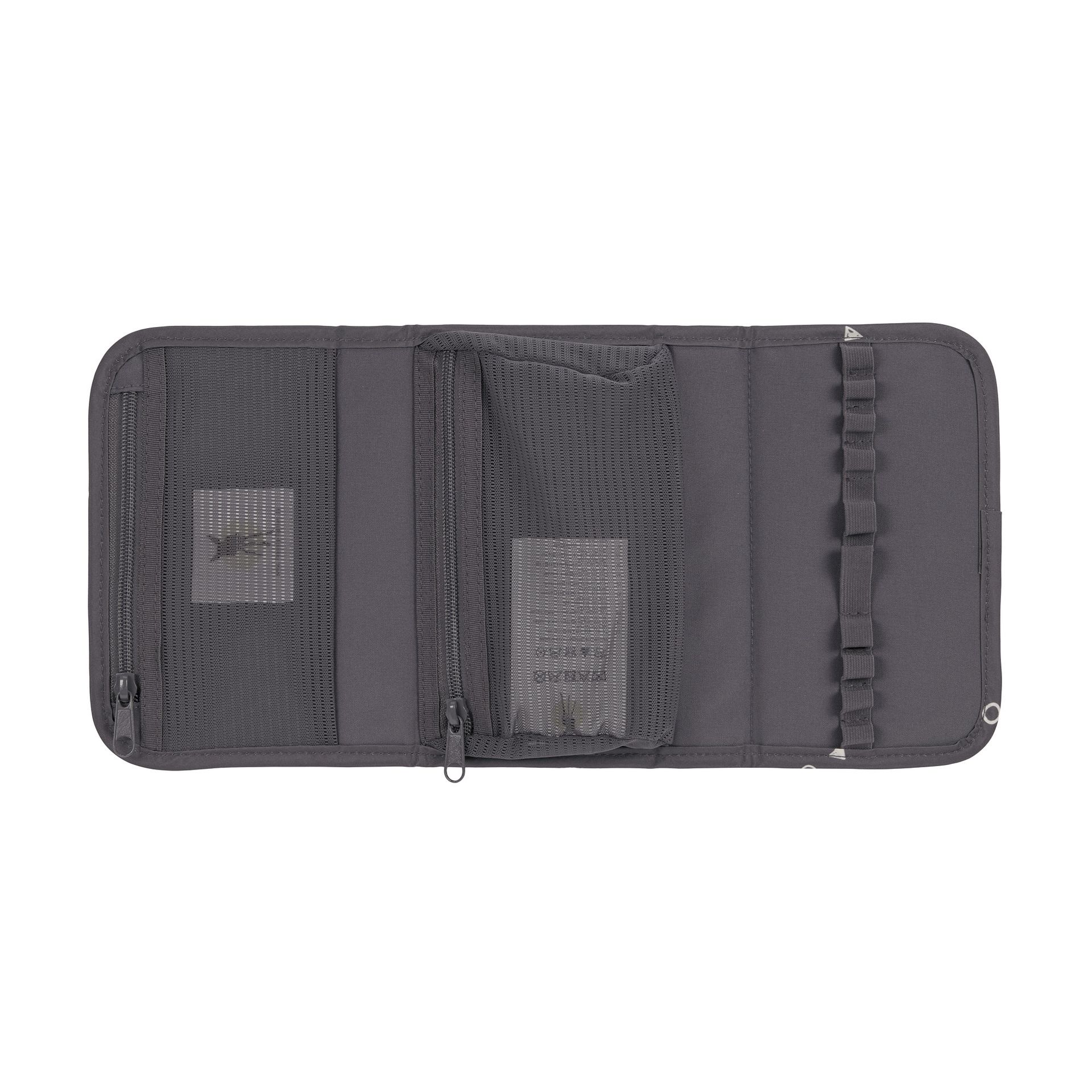 LÄSSIG Baby Children's First Aid Kit for Medicines Gobuli Plasters Mesh Pockets with Zip Without Contents / First Aid Universe Anthracite