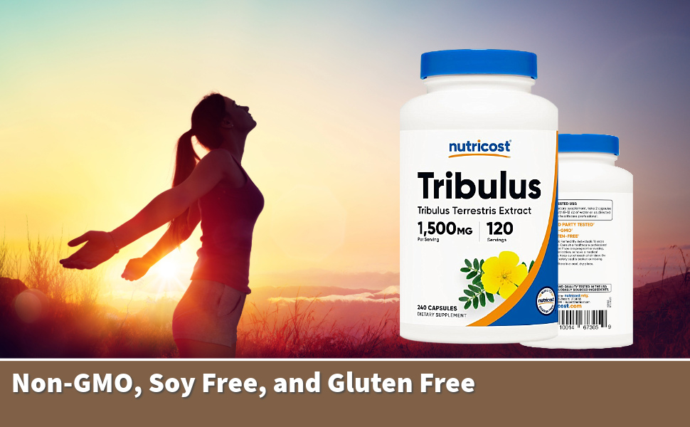 Nutricost Tribulus Terrestris Extract 1500mg, 240 Capsules, 45% Saponins