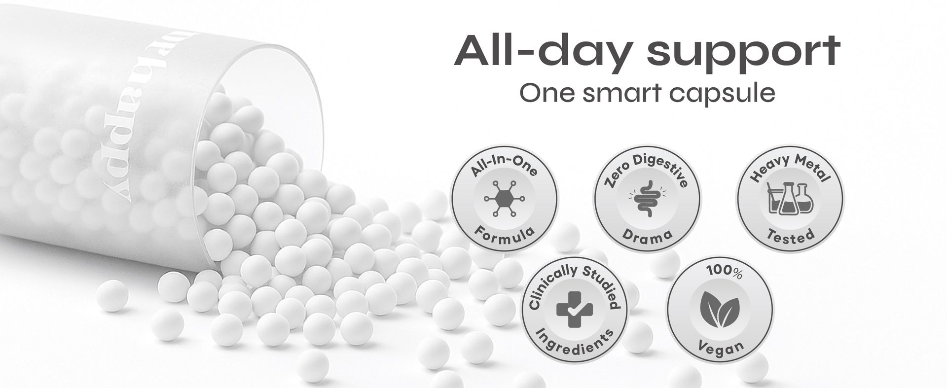 YourHappyLife 5X Magnesium Glycinate Supplement With Zinc, D3 & K2-60 Vegan Capsules| 330 mg Elemental Magnesium with Malate, Liposomal, Phosphate, Aquamin | Sleep, Muscles Recovery & Stress Relief