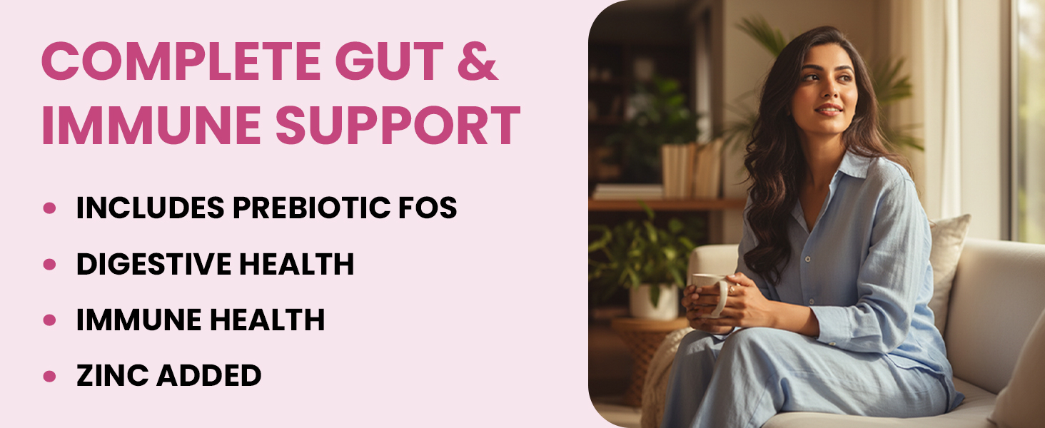 Carbamide Forte 30 Billion CFU Probiotics Supplement with Prebiotics | 16 Probiotic Strains | Daily Probiotic Supplement to support Gut Health & Digestion | 60 Veg Capsules