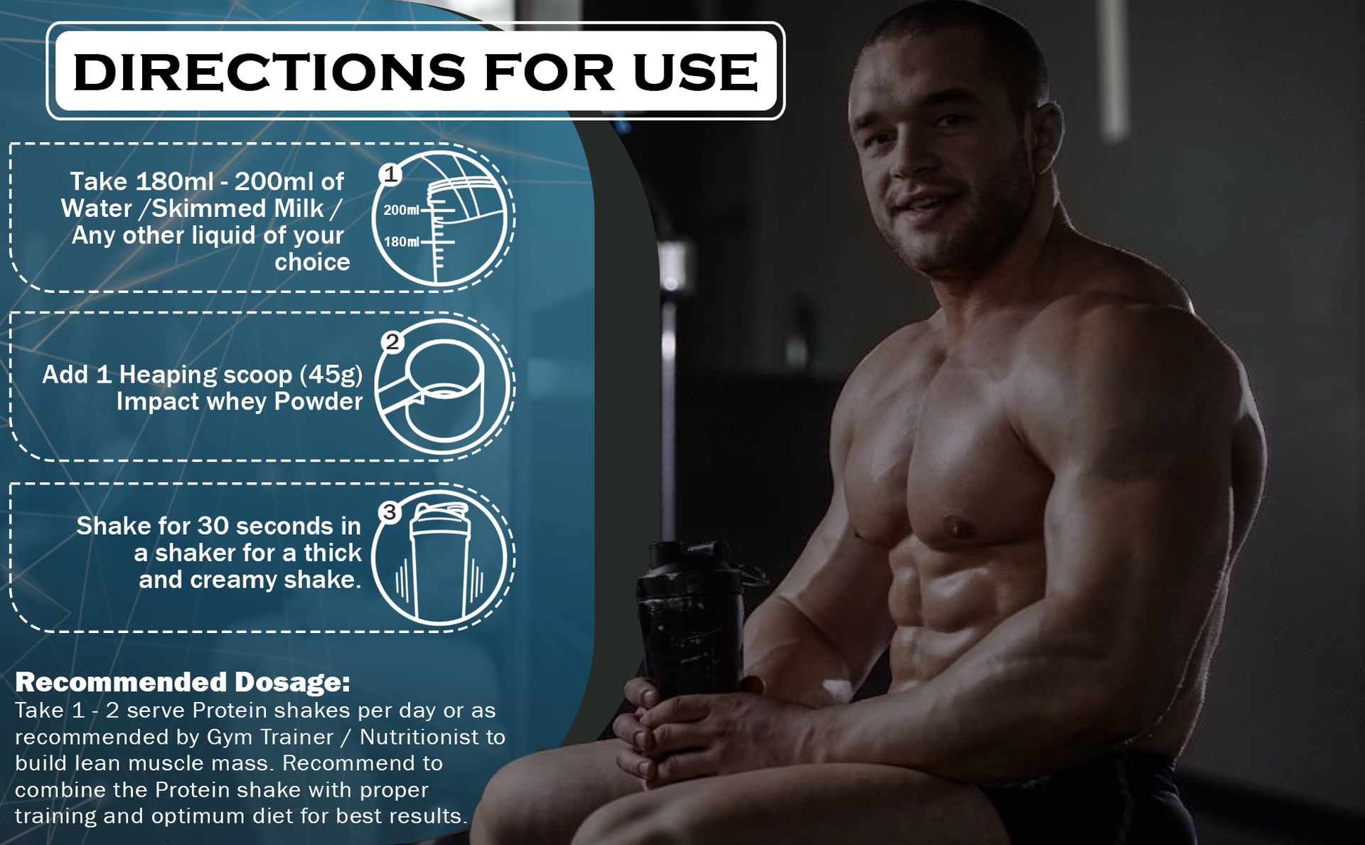 NAKPRO NUTRITION Impact Whey Protein Isolate & Concentrate | 1 kg | 24g Protein | Double Rich Chocolate | Trustified Certified | Added Digestive Enzymes, Vitamins & Minerals