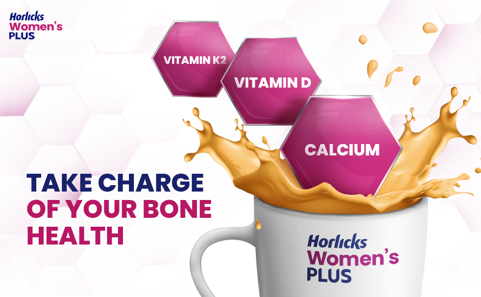 Horlicks Women's Plus Caramel Nutrition Drink 400 g Refill Pack, Nutrition for strong Bones with 100% daily Calcium & Vitamin D - No Added Sugar