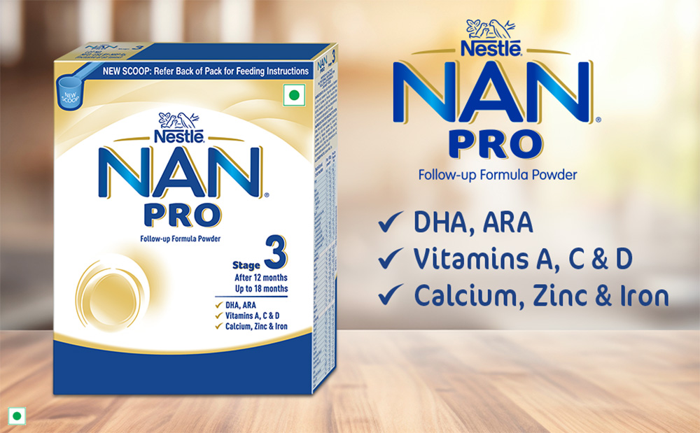NAN PRO Stage 3 | Follow-Up Formula 12-18 Months | DHA-ARA | 400g