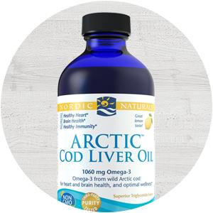 Nordic Naturals Arctic Cod Liver Oil | 1060 Mg Omega 3 Fish Oil EPA & DHA Supplement | Omega 3 Cod Liver Oil Liquid For Heart, Brain Health & Optimal Wellness | Flavour lemon Fish Oil 8 Fl Oz(237 Ml)