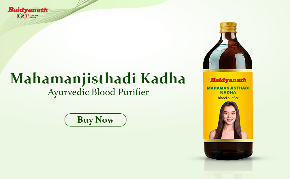 Baidyanath Mahamanjisthadi Kadha - 450 ml | Herbal Formula with Mahamanjishtha, for Skin and Wellness Support