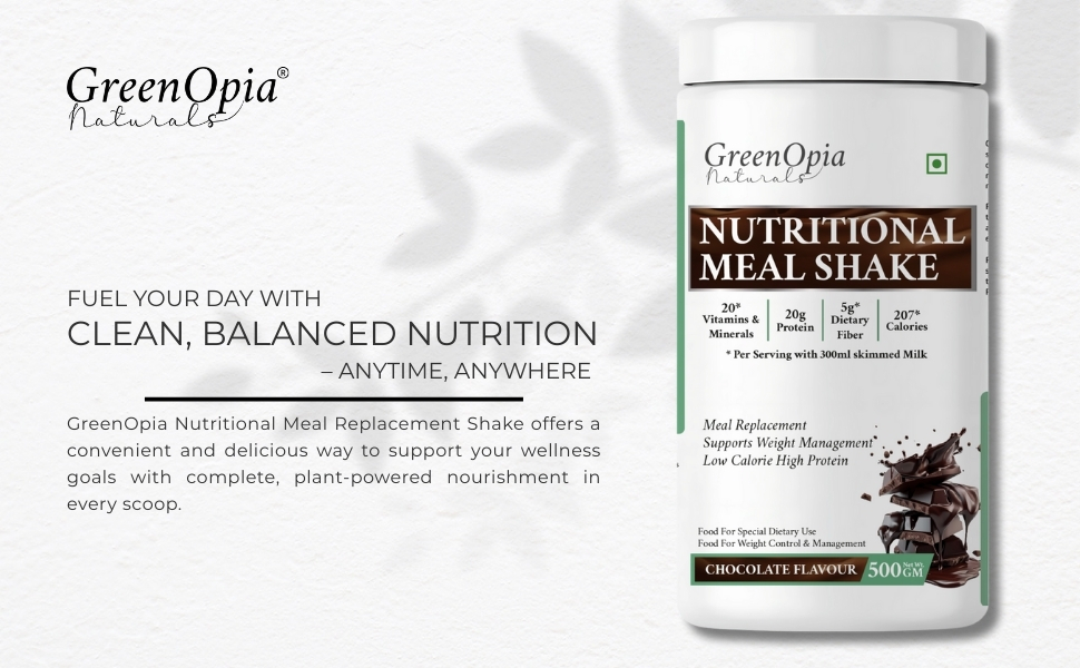 Nutritional Meal Shake | Chocolate Flavor | 500g | Sugar-Free