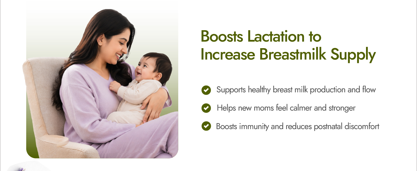Kapiva Lacta Naturals Supplement | Lactation Granules | With Shatavari | For Breastfeeding Mothers | To Boost Milk Supply | Paraben Free | Boosts Immunity & Promotes Postnatal Recovery | 200g for 20 days | 1 Scoop X 2 Times a day