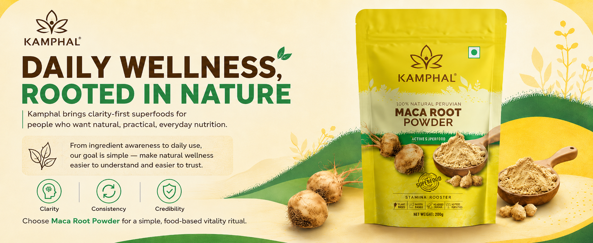 Organic Peruvian Maca Root Powder 100g | Supports Energy, Stamina, Libido & Vitality for Men & Women | Imported from Peru | 100% Natural Raw Maca Superfood for Milk, Smoothies & Shakes | No Additives, Non-GMO