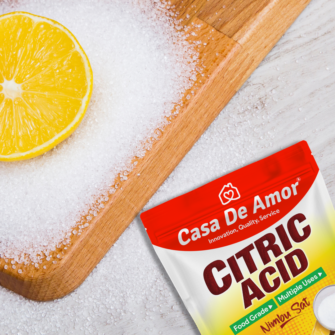 Casa De Amor Pure Citric Acid, Nimbu Sat, 2 Packs of 400 gm