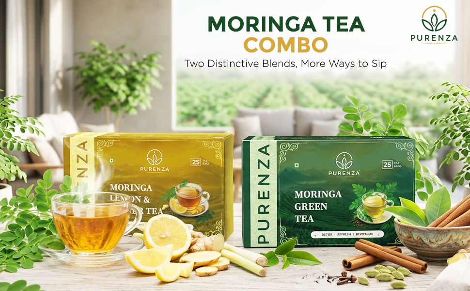 Moringa ACV Effervescent Tablets | Green Apple Flavour Drink Mix with Moringa, Apple Vinegar & Plant-Based Ingredients | Fizzy Daily Beverage for Refreshing & Wellness Routine Pack of-2