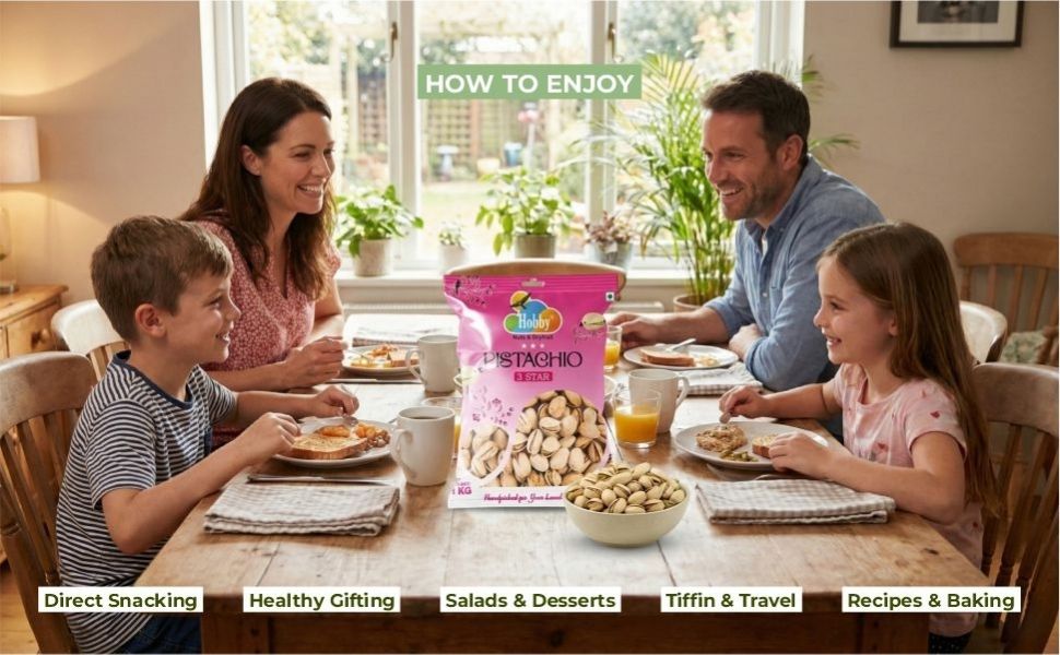 Hobby Premium 3-Star California Pistachios Whole 1kg