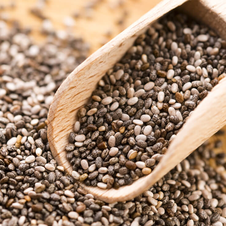 YUVIKA Chia Seeds - Salvia Hispanica, Omega-3 Seeds, Gluten Free, Source of Dietary Fibre, Calcium, Protein, Iron & Magnesium, 400 Grams