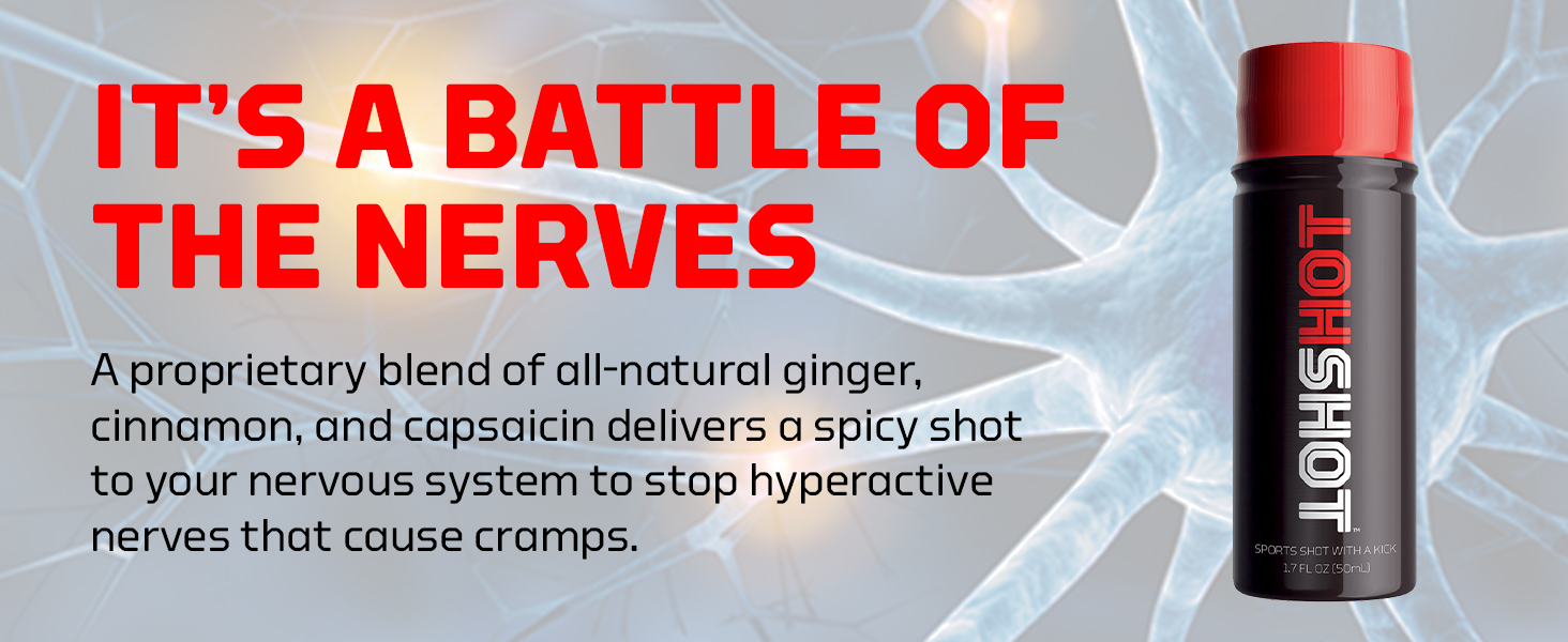 HOTSHOT 1.7 Fl Oz Pack of 6 - Spicy Mango Muscle Cramp Relief Drink