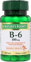Nature's Bounty Vitamin B6, 100mg, 100 Tablets (Pack of 4) 2