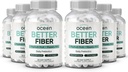 Organics Ocean Better Fiber - Daily Fiber Supplement - Soften Stool for Effortless Bowel Movements - with Psyllium Hulk and Slippery Elm - 6 Bottles 2