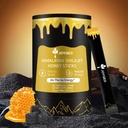 Pure Himalayan Shilajit Sticks with Natural Honey & Saffron, Easy to Consume,Shilajit Sticks for Energy Support, Vitality,Immune,85+ Trace Minerals, Fulvic Acid for Men & Women- 30 Sticks (1) 2