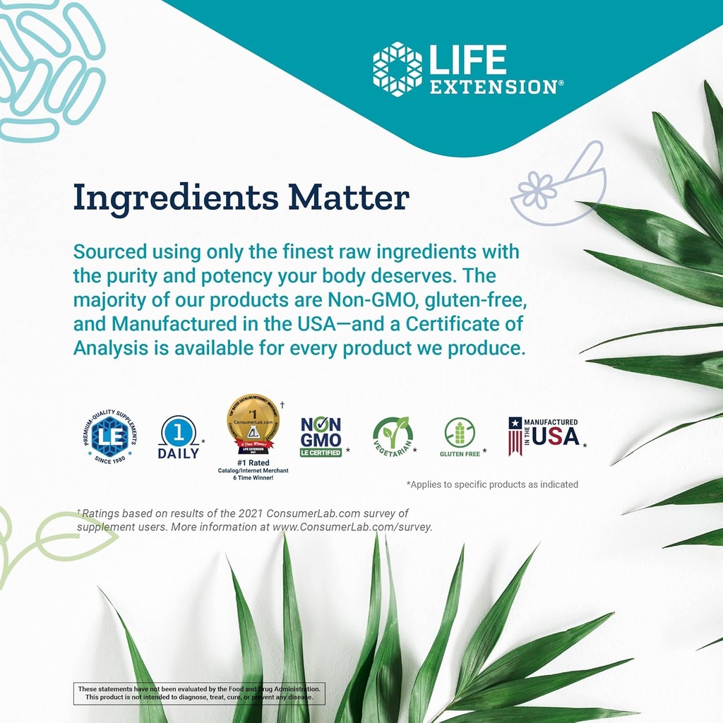Life Extension 99mg Potassium with Extend-Release Magnesium 250mg, 100 Veg Caps (Pack of 2) - Gluten-Free – Non-GMO – Vegetarian Supplement for Men and Women - Dual-Action Mineral Formula 4