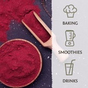 Sunwarrior Beet Root Powder Nitric Oxide Increase Stamina Blood and Flow Circulation Natural Non-GMO Keto Vegan Superfood for Smoothies Acai Pudding Baking 360g sq tub (90 Servings) Organic Harvest 5
