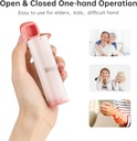 Weekly Pill Organizer 2 Times a Day, KOVIUU Large Travel Pill Box 7 Day, Am Pm Twice Daily Pill Case with Rotatable Handle, Pill Holder Container for Vitamin, Medicine, Supplement, Fish Oil, Pink 4
