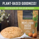 Viva Naturals Organic Psyllium Husk Powder, 24 oz - Finely Ground, Unflavored Plant Based Superfood - Good Source of Fiber for Gluten-Free Baking, Juices & Smoothies - Certified Vegan, Keto and Paleo 4