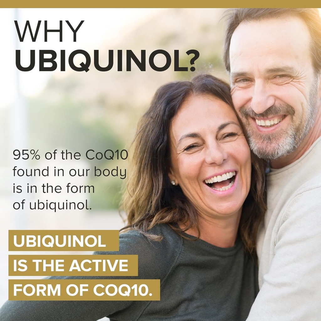 Qunol Ubiquinol CoQ10 200mg Softgels, Ubiquinol 200mg - Active Form of Coenzyme Q10, Antioxidant for Heart Health - 60 Count (Pack of 2) 3