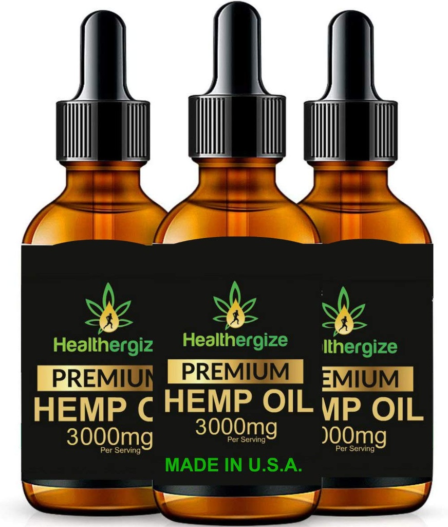 Hanföl Premium, Non-GMO, Unrefined mit voller Geschmack und natürlichen Vorteile, für Beruhigung, Schlaf, Discomfort-Produkt der USA